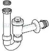 Syfony - Geberit Odcinający umywalkowy zestaw odpływowy 152.860.11.1 152860111 - miniaturka - grafika 1