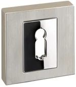 Klamki - Nomet Szyld drzwiowy Diana QR na klucz stal nierdzewna/chrom - miniaturka - grafika 1