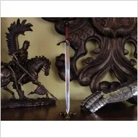 Płatnerze hiszpańscy NOŻYK DO LISTÓW MIECZ CZARNEGO KSIĘCIA - Repliki - broń - miniaturka - grafika 2