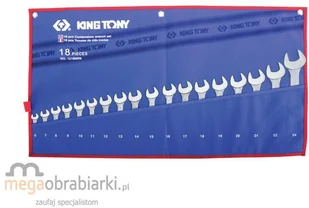 KING TONY 1218 MR zestaw metryczny torba na narzędzia, 18 1218MR - Akcesoria do elektronarzędzi - miniaturka - grafika 2