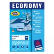 Etykiety do drukarek - Avery Zweckform Etykiety uniwersalne Economy 210 x 297 mm, 100 etykiet - miniaturka - grafika 1