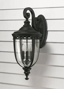 Elstead Lighting Kinkiet ENGLISH BRIDLE  FE/EB2/L BLK IP44 - Lampy ogrodowe - miniaturka - grafika 2
