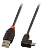 Kable USB - LINDY Lindy 31975 - USB 2.0 Kabel Typ A / Micro-B 90° gewinkelt - 0,5m - miniaturka - grafika 1