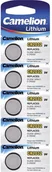 Baterie i akcesoria - Camelion Ogniwo guzikowe CR 2032 litowe CR2032 220 mAh 3 V 5 szt (13005032) - miniaturka - grafika 1