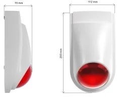 CEE Atrapa syreny alarmu LED AL2030 - Akcesoria do monitoringu CEE Atrapa syreny alarmu LED AL2030 - Akcesoria do monitoringu - miniaturka - grafika 5