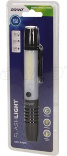 ORNO 01. Polska Latarka 1 COB LED OR-LT-1516 - 2 źródła światła + magnes OR-LT-1516 - Latarki ORNO 01. Polska Latarka 1 COB LED OR-LT-1516 - 2 źródła światła + magnes OR-LT-1516 - Latarki - miniaturka - grafika 3