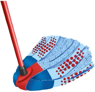 Vileda mop SuperMocio 3Action Velour 4023103072206 - Miotły, szufle, mopy - miniaturka - grafika 3