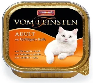 Animonda Vom Feinsten vom Feinsten Adult, 6 x 100g - Drób z cielęciną - Mokra karma dla kotów Animonda Vom Feinsten vom Feinsten Adult, 6 x 100g - Drób z cielęciną - Mokra karma dla kotów - miniaturka - grafika 3