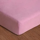 Prześcieradła - Darymex Prześcieradło z gumką Frotte jasnoróżowe 130/140x200 cm 5907761005969 - miniaturka - grafika 1