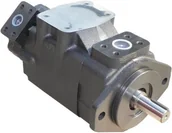 Akcesoria do hydrauliki siłowej - 015 B&C 01539182 Pompa hydrauliczna łopatkowa dwustrumieniowa B&C BQ21G1708 CC01 - miniaturka - grafika 1