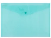 Teczki i skoroszyty - Biella Teczka kopertowa DONAU na zatrzask transparentna zielona A4 DN469-4 - miniaturka - grafika 1