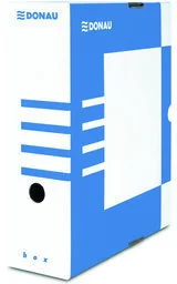 Donau Pudło archiw. A4 100mm kartonowe - niebieski - Pudła i kartony archiwizacyjne - miniaturka - grafika 2