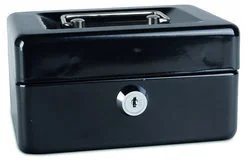 Donau Kasetka na pieniądze , mała, 152x80x115mm, czarna 5231001PL-01 - Sejfy i kasy pancerne - miniaturka - grafika 2