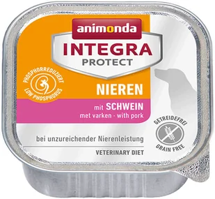 Animonda Integra Protect Nieren smak wieprzowina tacka 150g - Mokra karma dla psów - miniaturka - grafika 3