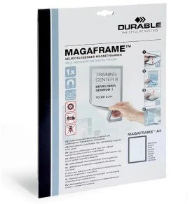 Durable MAGAFRAME A4 - samoprzylepna magnetyczna ramka z uchylną przednią stroną - Systemy ekspozycyjne i znaki informacyjne - miniaturka - grafika 2