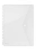 Teczki i skoroszyty - Donau TECZKA KOPERTOWA A4 PP ZATRZASK EUROP. TRANSP. - miniaturka - grafika 1