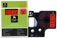 Dodatki do drukarek i skanerów - DYMO RHINO Aimotech Taśma zamiennik do 6mm/7m czerwona czarny nadruk D1 43617 A43617 - miniaturka - grafika 1