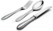 Zestawy sztućców - Zilverstad Komplet sztućców dla dziecka Lines 1009890 - miniaturka - grafika 1