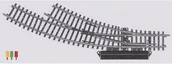 Kolejki i akcesoria - Maerklin Rozjazd łukowy prawy Marklin 2269 360 mm 2x 30° skala H0 2 szt - miniaturka - grafika 1
