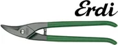 Nożyce i noże - Erdi nożyce otworowo-kształtowe do blach z krótkim ostrzem (D114-250) - miniaturka - grafika 1