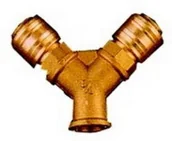 Akcesoria pneumatyczne - Einhell Rozdělovač tlakového vzduchu se 2 rychlospojkami R 3/8 vnitřní závit - miniaturka - grafika 1