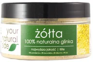 Maseczki do twarzy - Your Natural Side Glinka żółta 100% naturalna 100g - miniaturka - grafika 1