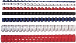 Fellowes Grzbiet biały 8 mm 21-40 kartek 100szt - Grzbiety do bindownic - miniaturka - grafika 3