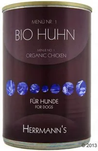 Herrmanns Bio-Menu, 12 X 400 G Indyk Z Ryżem I Warzywami (Bezglutenowy) - Mokra karma dla psów Herrmanns Bio-Menu, 12 X 400 G Indyk Z Ryżem I Warzywami (Bezglutenowy) - Mokra karma dla psów - miniaturka - grafika 2