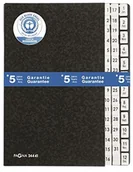 Segregatory - Pagna 24441-04 segregator, 44 przegródki, czarny, lniany grzbiet, zakładki: 131, 112 (JanDez) 24441-04 - miniaturka - grafika 1