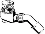Syfony - Viega Zestaw odpływowy 75 x 40/50 tworzywo sztuczne / chromowany nr wzoru 6928PL - miniaturka - grafika 1
