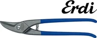 Nożyce i noże - Bessey ERDI ERDI nożyce specjalne wygięte z zakrzywionymi ostrzami do blach, 275 (D208-275L) - miniaturka - grafika 1
