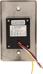 Orno Przycisk wyjścia bezdotykowy OR-ZS-812 - Akcesoria do domofonów i wideodomofonów - miniaturka - grafika 9