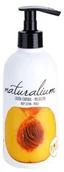 Balsamy i kremy do ciała - Naturalium Body to Eat Peach odżywcze mleczko do ciała Peach 0% Parabens 370 ml - miniaturka - grafika 1