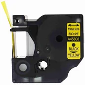 Taśmy do drukarek barwiące - Dymo oryginalny taśma do drukarek etykiet, , 45808, S0720880, czarny druk/żó - miniaturka - grafika 1