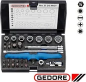 Zestawy narzędziowe - Gedore Podstawowy zestaw narzędzi 1/4 do naprawy motorów 30- częściowy D 20 MOT (2190281) - miniaturka - grafika 1