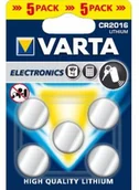 Baterie i akcesoria - Varta BATERIA SPECJALISTYCZNA CR2016 5 SZT.) 6016101415 - miniaturka - grafika 1