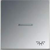 Wyłączniki światła i elektryczne - Jung Klawisz pojedynczy wiato podwietlany LS Metal Finish Chrome - miniaturka - grafika 1
