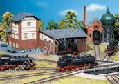 Kolejki i akcesoria - Faller Lokomotywownia wachlarzowa 120176 - miniaturka - grafika 1