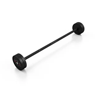 Marbo Sport Sztanga gumowana prosta 15 kg czarna MW-SG-15-K4 - Sztangi - miniaturka - grafika 2
