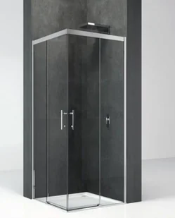 Novellini Kali Drzwi prysznicowe 87-88,5x195 cm profile srebrne szkło przezroczyste KALIAH86L-1B - Ścianki i drzwi prysznicowe Novellini Kali Drzwi prysznicowe 87-88,5x195 cm profile srebrne szkło przezroczyste KALIAH86L-1B - Ścianki i drzwi prysznicowe - miniaturka - grafika 1