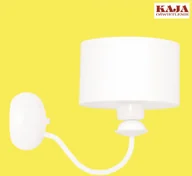 Lampy ścienne - KAJA ALFRED OLSZEWSKI Kinkiet K-2896 z serii IBIS WHITE - miniaturka - grafika 1