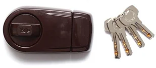 Yale Zamek nawierzchniowy Y2D brązowy - Zamki i wkładki - miniaturka - grafika 2