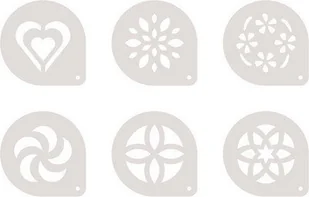 Tescoma SZABLONY DO CAPPUCCINO MYDRINK, 6 SZT 308850 - Akcesoria i części do ekspresów do kawy - miniaturka - grafika 3