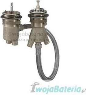 Hansgrohe zestaw podstawowy termostatu 2-otworowego na brzeg wanny 13550180 - Stelaże i zestawy podtynkowe do WC - miniaturka - grafika 2