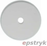 Wyłączniki światła i elektryczne - Berker Szklana płytka wierzchnia do łącznika obrotowego, jasny, Glasserie 1090 - miniaturka - grafika 1