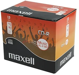 Maxell Cd-r 700MB Music Audio XL-II 80 Min Jewel C - Pudełka i akcesoria na płyty CD - miniaturka - grafika 2