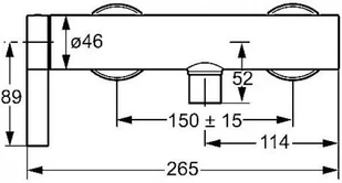 Hansa Loft 57710173 - Baterie wannowe i prysznicowe - miniaturka - grafika 2