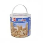 Klocki - Heros Drewniane KLOCKI Naturalne, 100 el - miniaturka - grafika 1