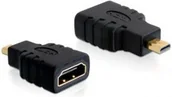 Złącza, przejściówki, adaptery - Delock Adapter HDMI-A(F)->HDMI -D(F) 65242 - miniaturka - grafika 1