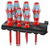 Śrubokręty - Wera płaski, krzyżakowy Pozidriv 6 szt. (5022745001) - miniaturka - grafika 1